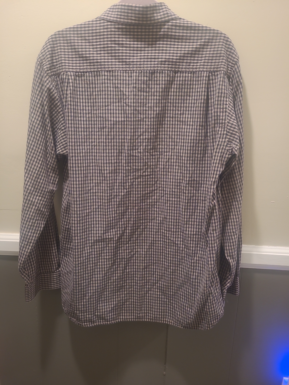 Columbia Shirt Men's Med Tan Plaid Button Down Long Sleeve Hike Casual Workwear - Picture 8 of 12